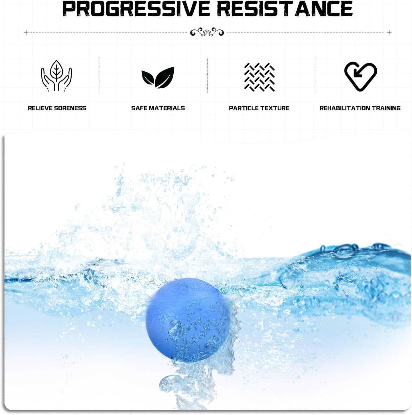 4 Pack Stress Balls for Adults,Squeeze Ball,Squeeze Balls for Hands Therapy