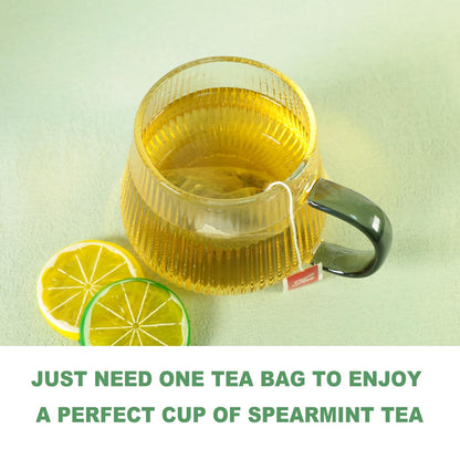 TEARELAE - Spearmint Tea Bags, 50 Count, Spearmint Leaves Herbal Tea