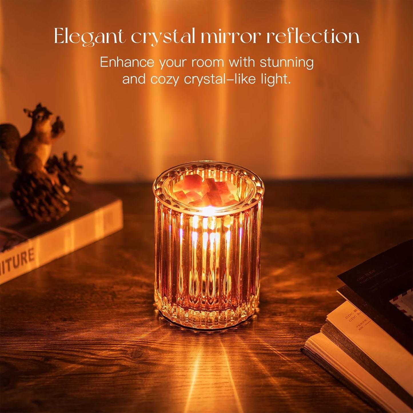 Candeldo Wax Melt Warmer with Timer: Wax Melter for Scented Candle Electric Glass Candle Burner with 2 Light Bulbs Housewarming New Home Decor for Women