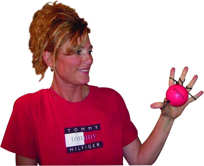 Handmaster Plus Physical Therapy Hand Exerciser - Forearm Exerciser with Stress Relief Ball - Hand Therapy Balls for Exercise, Training - Finger Exerciser & Strengthener - Firm Tension, Orange