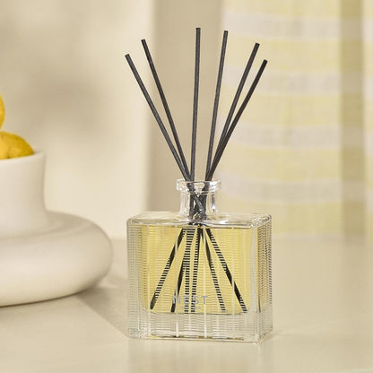 NEST New York Reed Diffuser, Wild Mint & Eucalyptus - 5.9 fl oz - Fragrance for Up to 90 Days - Reusable, Refillable Glass Holder - Includes 8 All-Natural Reed Sticks - Flame Free