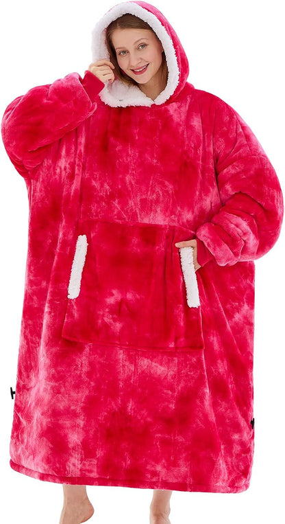 yescool Wearable Blanket Hoodie as Christmas Birthday Gifts for Women Mom - Colors A