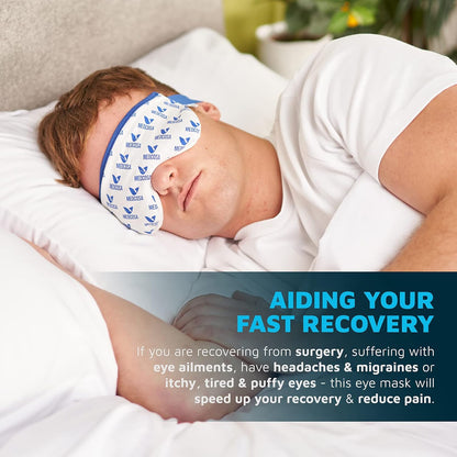 Medcosa Eye Mask for Dry Eyes | Warm Eye Compress | Natural Heat Eye Mask for Styes, Blepharitis, Tired Eyes & More
