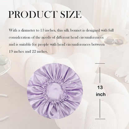 Satin Bonnet Double Layer Silk Bonnet for Sleeping Women for Natural Curly