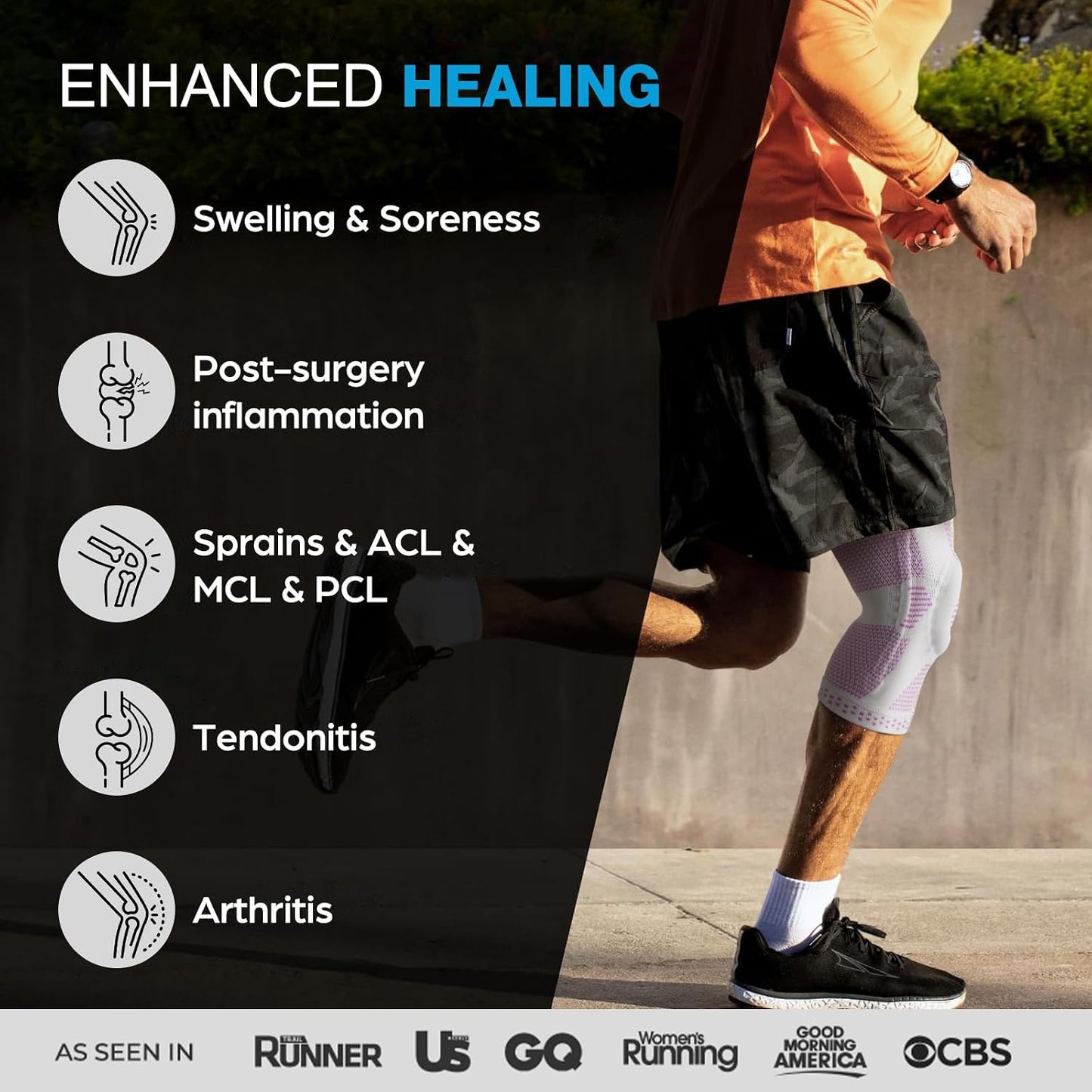 NEENCA Professional Knee Brace, Medical Knee Support for Women & Men Relief