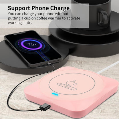 Coffee Mug Warmer, Smart USB Coffee Cup Warmer with Pressure-Induced Auto On/Off, Coffee Accessories for Home Office Desk