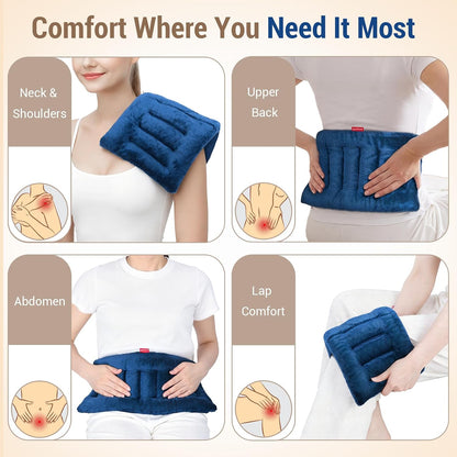 Comfytemp Large Microwave Heating Pad for Sciatica, Back Pain Relief, Period Cramps, FSA Eligible HSA, Fathers Day Dad Men Gift,12"x22" 3.6LB Moist Microwavable Heating Pads, Warm Compress Women Gift