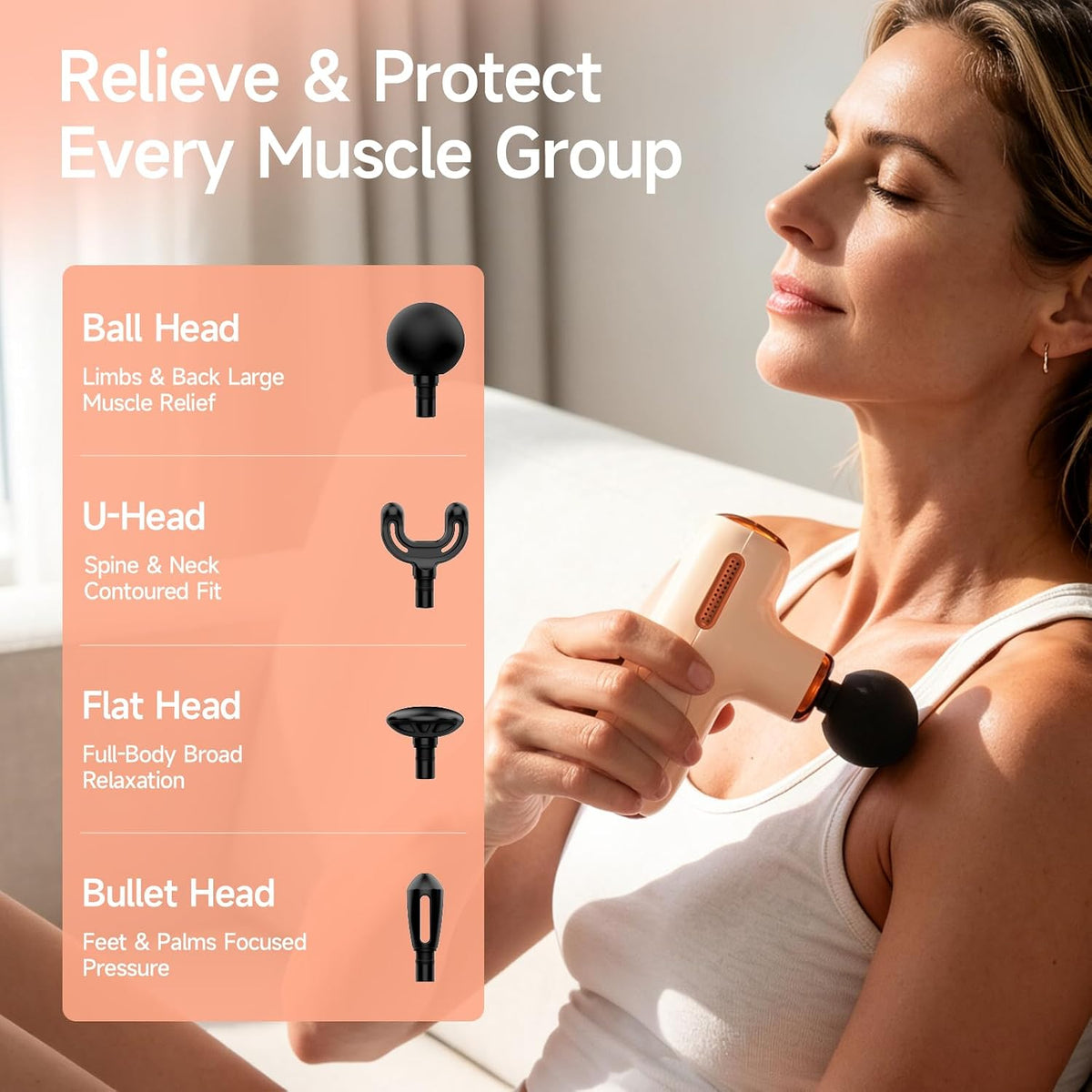 HEYCHY Super Mini Massage Gun Deep Tissue Portable Muscle Massager, C1 MINI