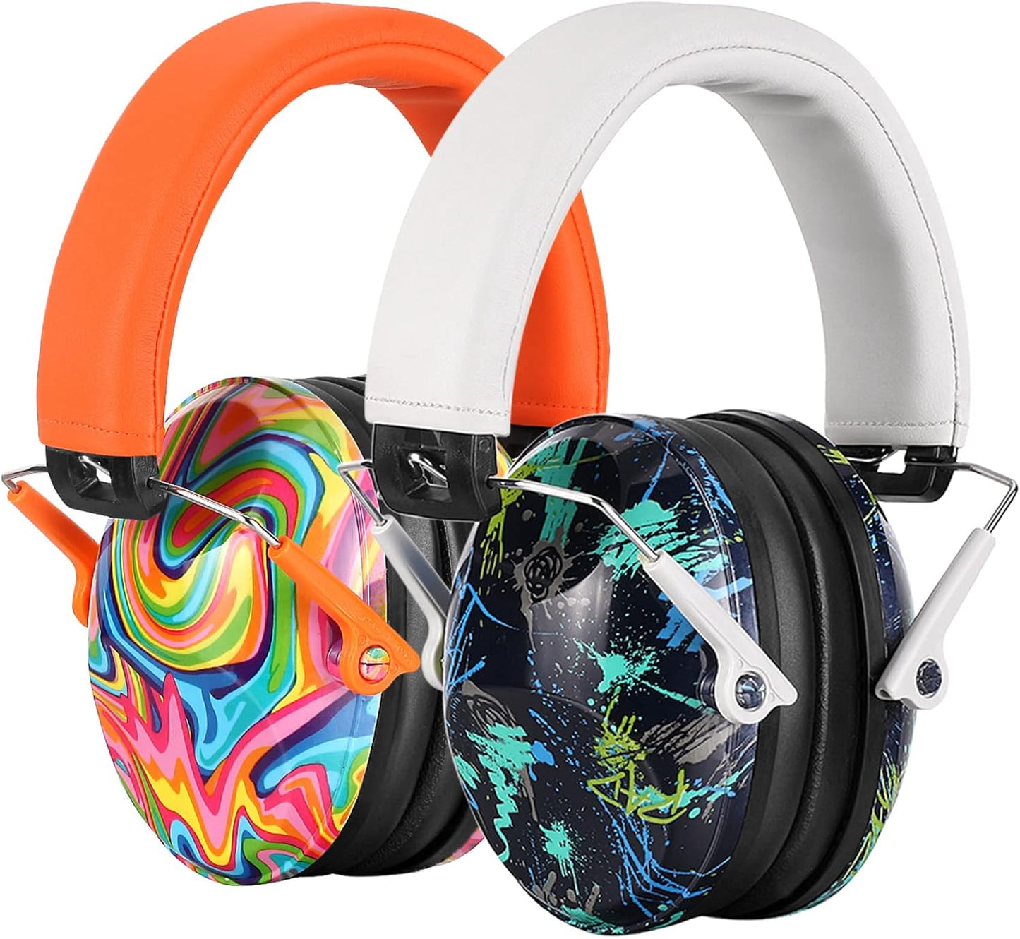 PROHEAR 032 Kids Ear Protection – Ear Muffs for Noise Reduction, 25NRR Noise Cancelling Headphones for Kids,Toddlers, Autism, Sensory Use, Hearing Protection – Orange