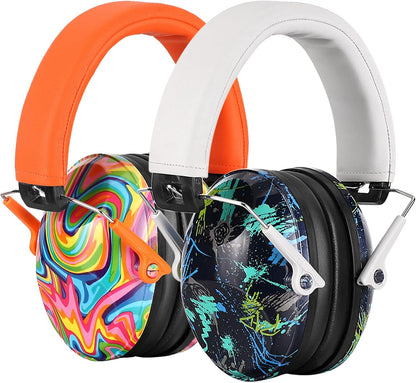 PROHEAR 032 Kids Ear Protection – Ear Muffs for Noise Reduction, 25NRR Noise Cancelling Headphones for Kids,Toddlers, Autism, Sensory Use, Hearing Protection – Orange