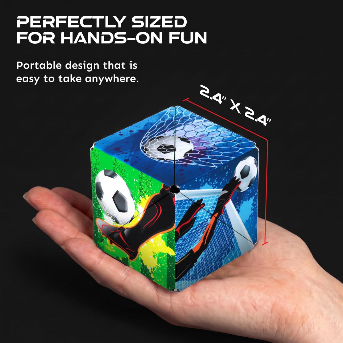 Shashibo DODECA Magnetic Puzzle Cube, Stress Relief Fidget Toy - Colors A