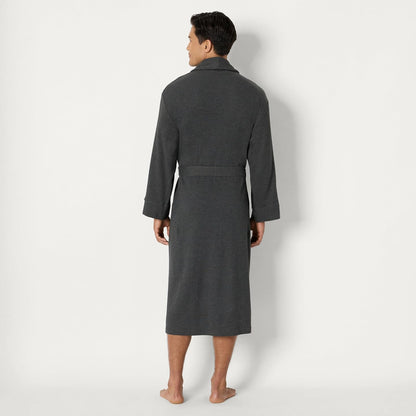 Amazon Essentials Men's Lightweight Cotton Waffle Bathrobe (Available in Big & Tall)