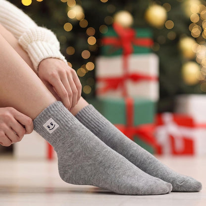 Eurzom 10 Pairs Socks Womens Crew Elastic Ankle Length Cotton Socks Aesthetic Cute Lightweight Low Cut Gifts for Women - Colors A