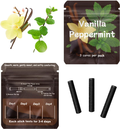 Breathing Necklace for Anxiety Adults - Adjustable Air Outlet Breathe Necklaces with Natural Flavored - Breath Free Stress Relief Device with Flavor - Meditation Gifts for Women Men