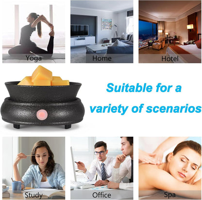 nawaza Ceramic Wax Warmer, Electric Wax Melt Warmer,3 in1 Home Fragrance Wax Burner, Scented Candle Wax melters as Gift for Women,mom and Grandma(Black)…