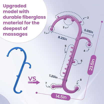 Ranarose Deep Tissue Back & Neck Massager for Body Muscle Pain Relief