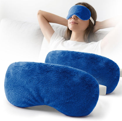 Heated Eye Mask for Dry Eyes, Steam Warm Compress for Stye Eye Treatment, Relieve, Hot Compress, Moist Heat Mask for Blepharitis (Steel Grey)