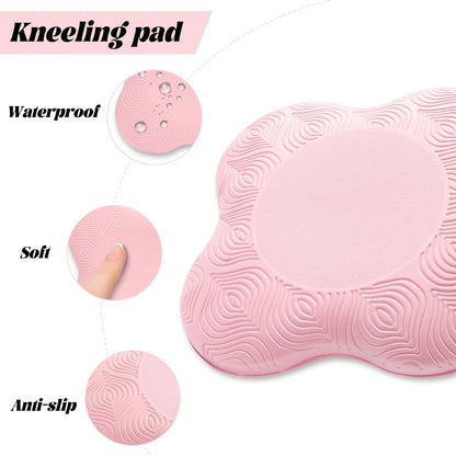2 packs Yoga Knee Pad Mats Extra Thick for Knees Elbows Wrist Hands Head Foam Pilates Kneeling pad Yoga Knee Cushion Thick Exercise Pads for Knees Elbows Wrist Hands Head Foam Pilates Kneeling pad，Support Foam Pads for Women and Men