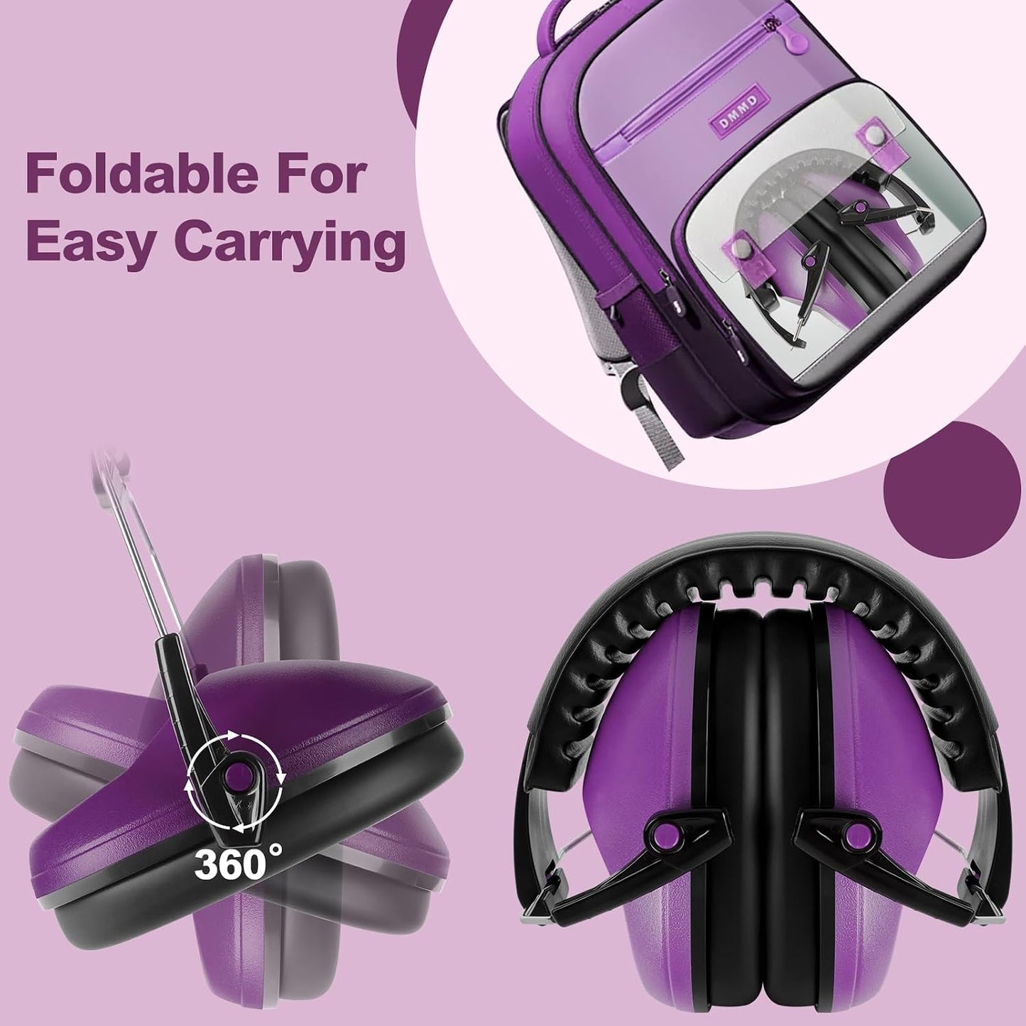 Floriogra Noise Cancelling Headphones for Kids, Kids Ear Protection 28dB SNR Noise Reduction Ear Muffs for Toddler/Children, Hearing Protection for Monster Jam, Concerts, Fireworks