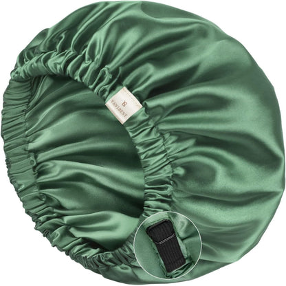 YANIBEST Silk Bonnet Satin Bonnet for Sleeping Women Men, Adjustable Double Layer Hair Bonnet for Curly Braids Reduce Frizz