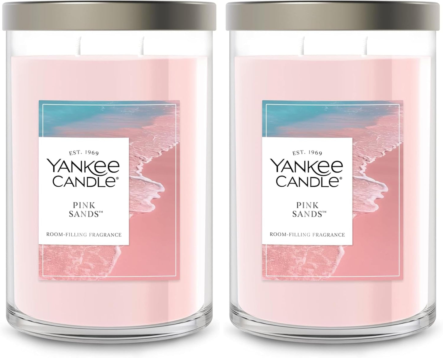 Yankee Candle Sage & Citrus, Scented Candle, 14.5oz 3-Wick Candle Jar with up to 40 Hours Burn Time, Giftable