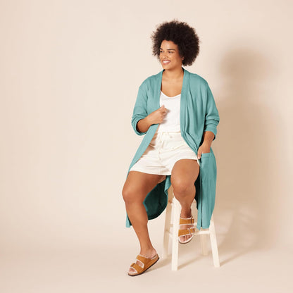 Amazon Essentials Women's Lightweight Waffle Full-Length Bath Robe (Available in Plus Size)