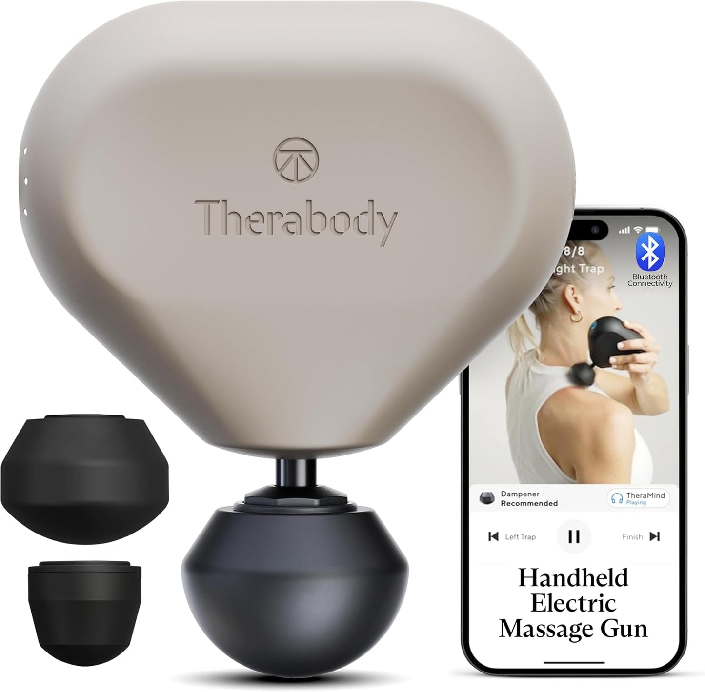 TheraGun Mini (3rd Generation) by Therabody – Ultra-Portable Massage Gun and Travel Essential for Fast, Effective Pain and Tension Relief Anywhere (Black)