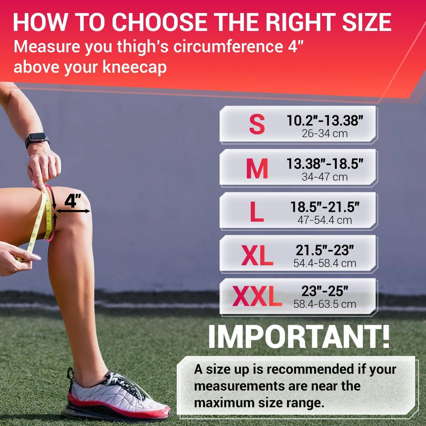 DR. BRACE ELITE Knee Brace with Side Stabilizers & Patella Gel Pads for Maximum Knee Pain Support and fast recovery for men and women-Please Check How To Size Video (Mercury, Large)