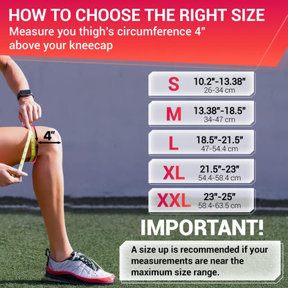 DR. BRACE ELITE Knee Brace with Side Stabilizers & Patella Gel Pads for Maximum Knee Pain Support and fast recovery for men and women-Please Check How To Size Video (Mercury, Large)
