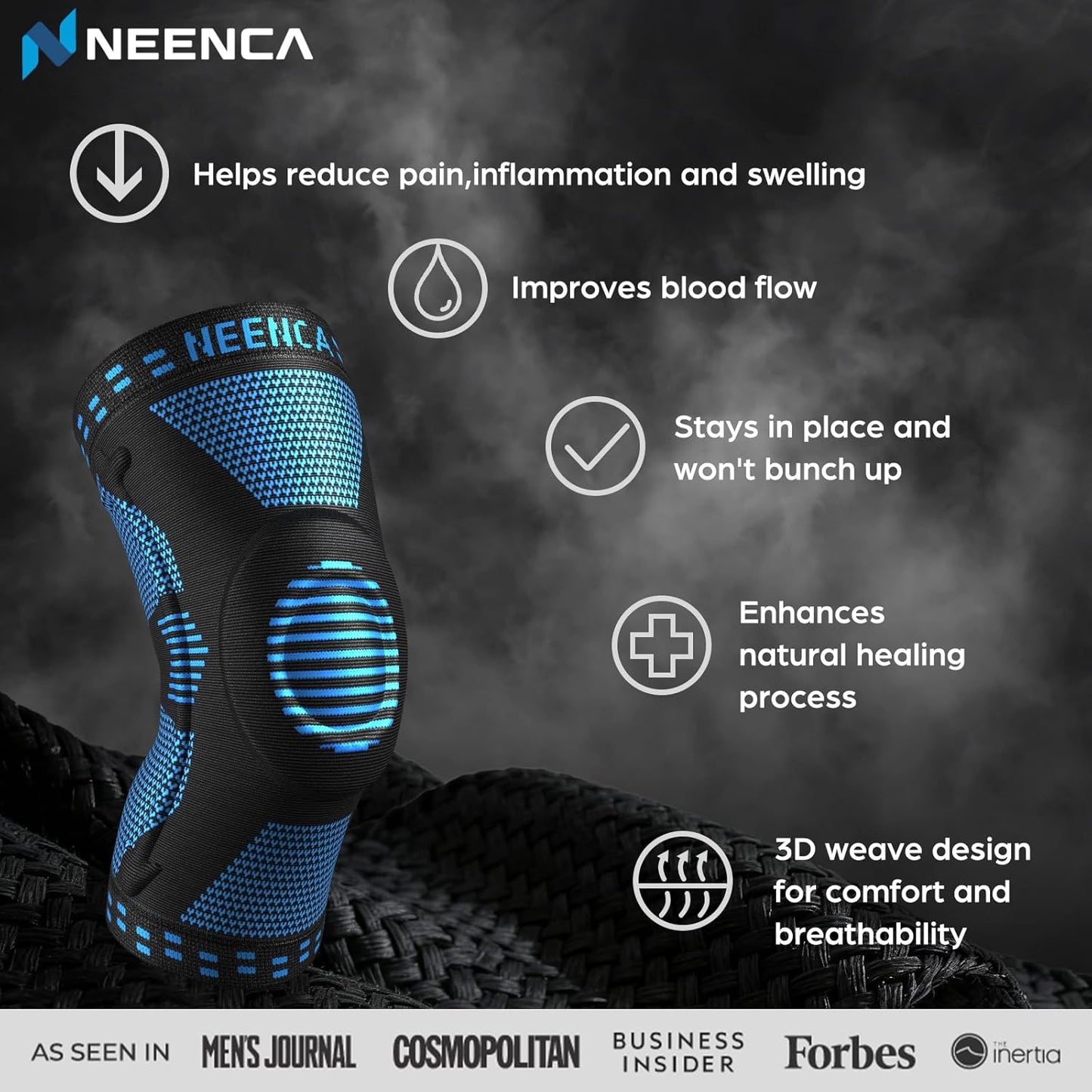 NEENCA Professional Knee Brace, Medical Knee Support for Women & Men Relief