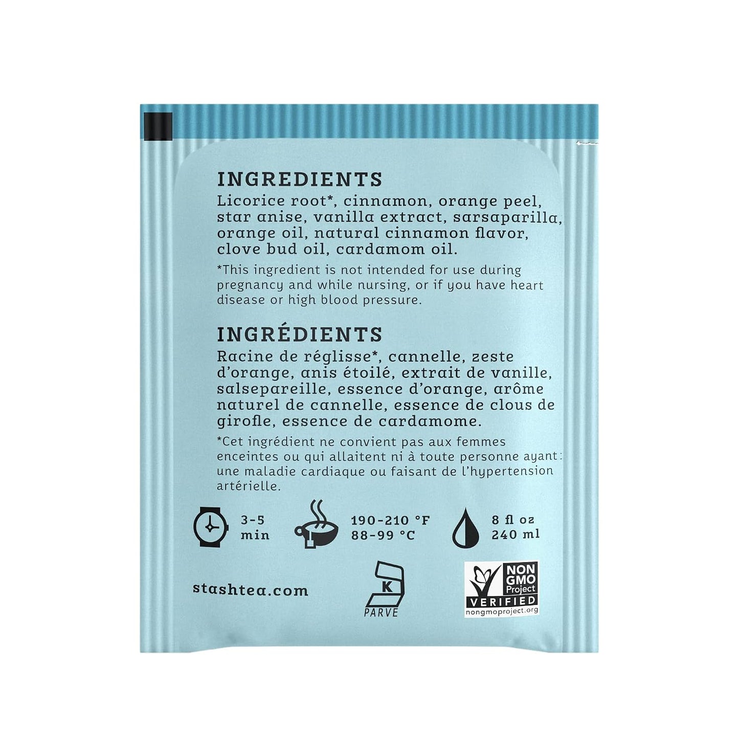 Stash Tea Chamomile Herbal Tea, 100 Count (packaging may vary) - Colors A