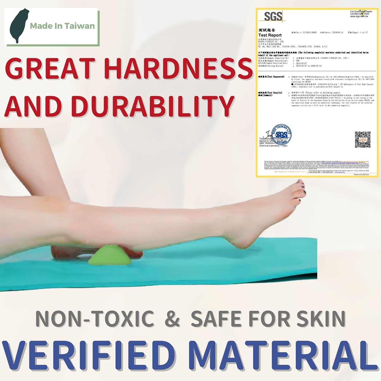 LEZER, Trigger Massage Point, Manual Massage Ball, Muscle Knots Relief Tool, Myofascial Release, Physical Therapy, Plantar Fasciitis, Set of 2 (Orange Trigger and Black Ball)