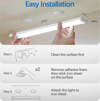 5-Pack Motion Sensor Under Cabinet Light, 3CCT, 7.9 inch