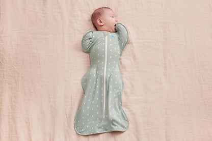 Love to Dream Swaddle UP, Baby Sleep Sack, Self-Soothing Swaddles for Newborns, Get Longer Sleep, Secure Fit Helps Calm Startle Reflex, New Born Essentials for Baby, 1.0 TOG, 13-19 lbs, Deep Olive