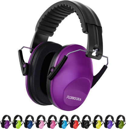 Floriogra Noise Cancelling Headphones for Kids, Kids Ear Protection 28dB SNR Noise Reduction Ear Muffs for Toddler/Children, Hearing Protection for Monster Jam, Concerts, Fireworks