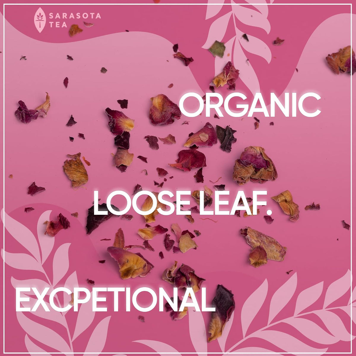 Organic Rose Petals 4.4oz | USDA Organic Dried Rose Petals for Tea, Culinary & Baking | Edible Rose Flowers | Caffeine Free Herbal Tea | Non-GMO | Floral & Aromatic