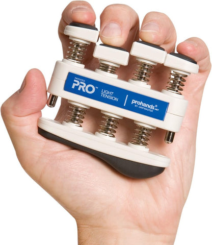 Prohands PRO Hand Exerciser, Finger Exerciser (Hand Grip Strengthener), Spring-Loaded, Finger-Piston System, Isolate and Exercise Each Finger