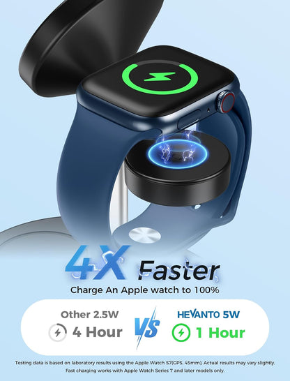 Mag-Safe Charger 3 in 1 Charging Station for iPhone Apple Watch AirPods