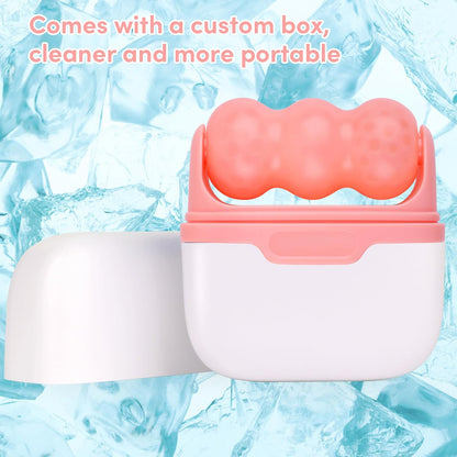 Fronnor Ice Roller for Face,Eyes,Cooling to Tighten Brighten Complexion, Soothing Skin Care Tool, Massager Under Eye Puffiness,Gift for Women