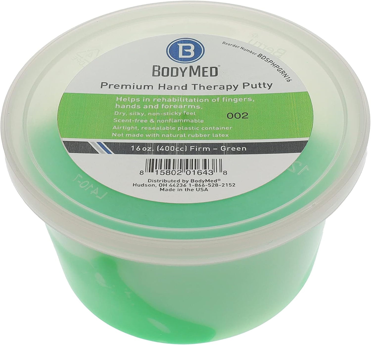 BodyMed Premium Hand Therapy Putty, Yellow, 6 Oz., Soft, Strengthening Therapy Putty for Physical Rehabilitation