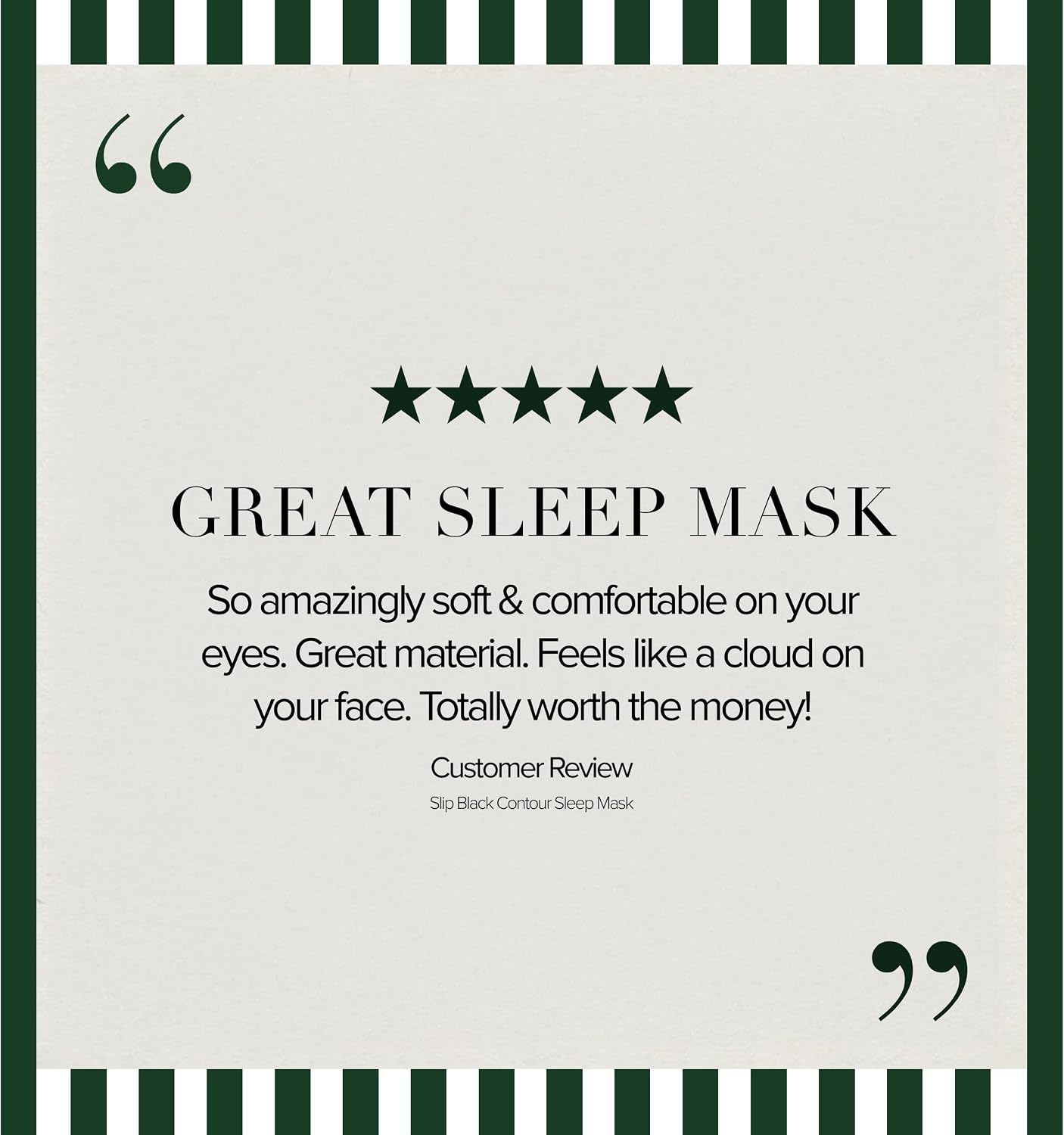 slip Contour Sleep Mask | 100% Pure Mulberry Silk, Ultra Soft | Contoured Design, Prevents Eye Pressure | Adjustable Strap, Ideal for Travel - Black