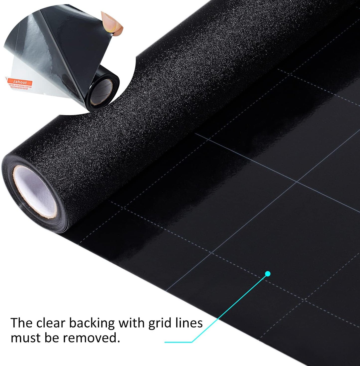 Blackout Window Film, Static Cling Window Tint 100% Light Blocking No-Glue Window Cover for Home Privacy, Room Darkening, Nap Time, Aquarium, Baby Room, Day Sleeping (Matte Black, 17.7x78.7 Inch)