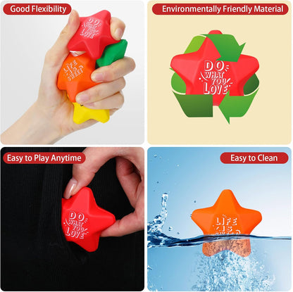 Leyndo 200 Pcs Relief Foam Balls Bulk for Adults with Motivational Quotes