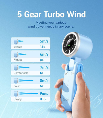 Diveblues Portable Handheld Turbo Fan