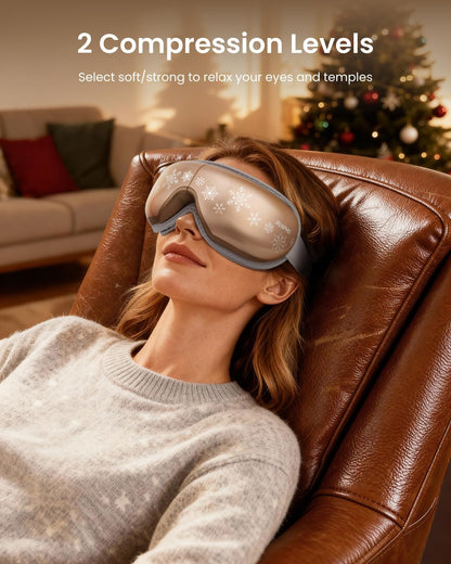 RENPHO Eyeris 1 Eye Massager with Heat, FSA Eligible HSA, Heated Eye Mask for Head Tension, Eye Strain & Screen Fatigue, Birthday Gifts for Men and Women