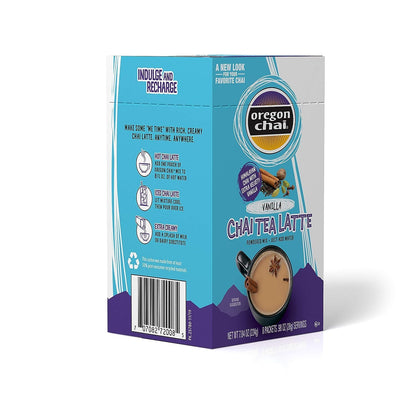 Oregon Chai Vanilla Chai Tea Latte Mix, 10 Ounces (Pack of 1)