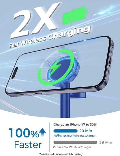 Mag-Safe Charger 3 in 1 Charging Station for iPhone Apple Watch AirPods