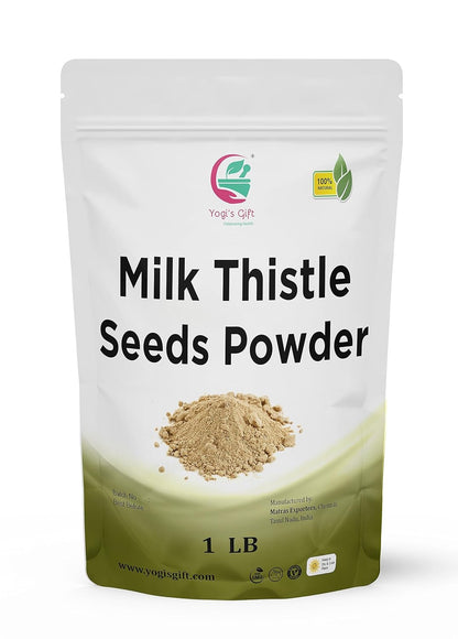 Milk Thistle Seeds 1 LB (Whole) | Whole Milk Thistle For Tea | By Yogi's Gift®