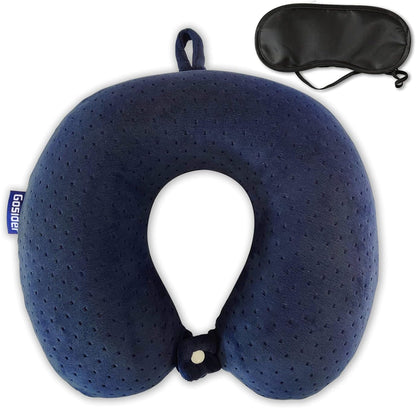 Neck Pillows for Sleeping Travel Pink Travel Pillow Comfortable U Shape Memory Foam Pillows Neck and Head Support Portable Travel Neck Pillow Suitable for Planes, Trains, Self-Driving Cars