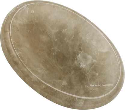 Amazing Gemstone Labradorite Thumb Worry Stone, Anxiety Stone, Healing Crystals - Piedra Crystal Fidget for Gift, Meditation, Calming, Relaxation, Stress Relief - Colors C